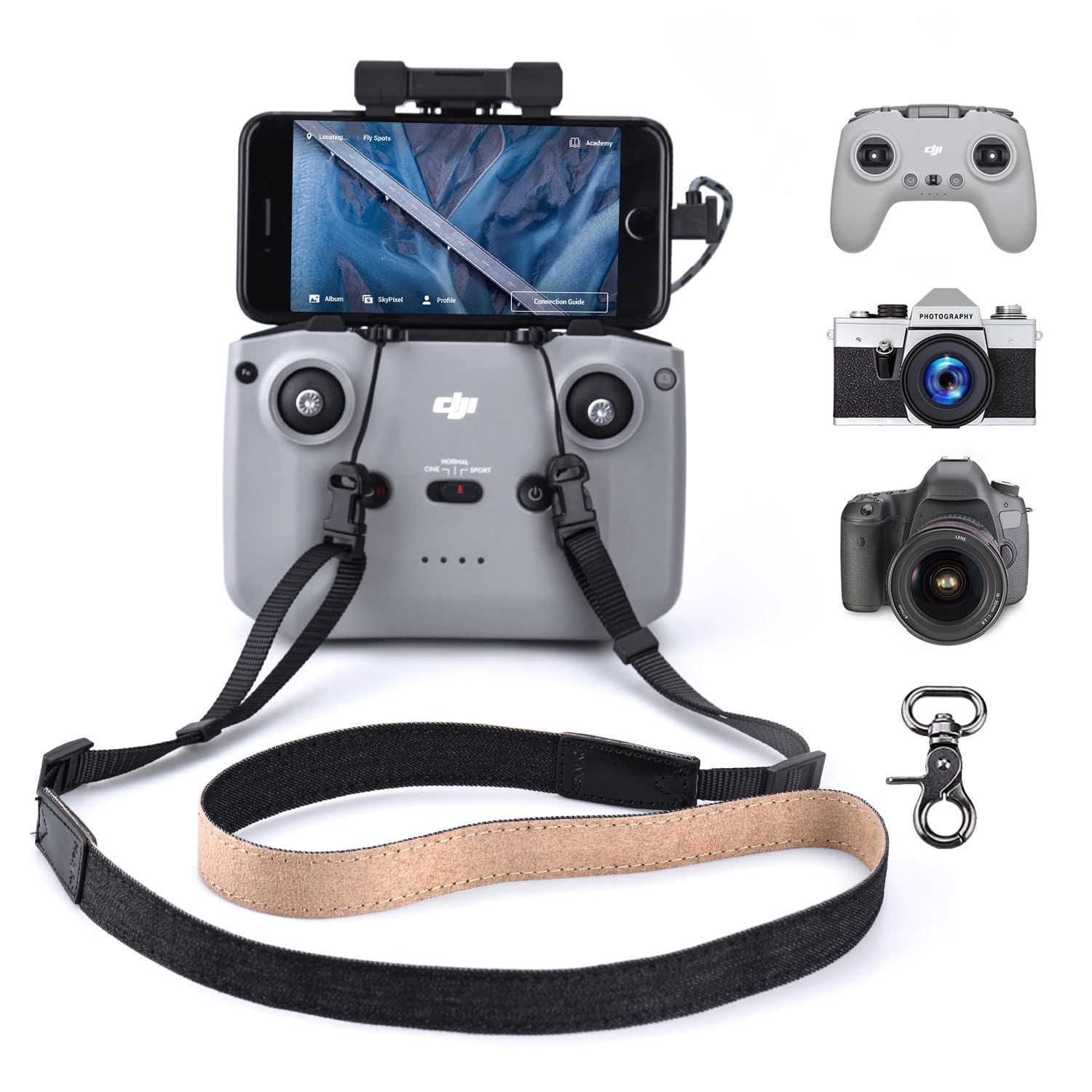 Buy HeiyRC Lanyard for DJI Mini 2/Air 2S/Mavic 3/Air 2S Controller Neck