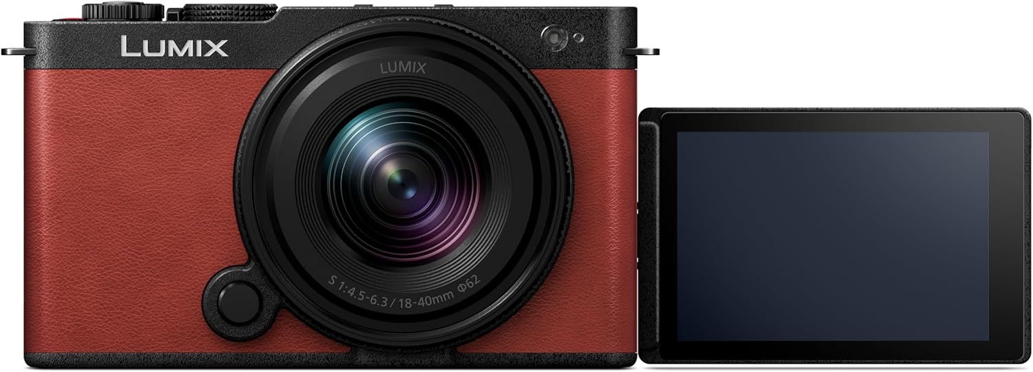 Panasonic LUMIX S9 Full-Frame Mirrorless Camera with S 18-40mm F4.5-6.3 Lens, Compact, Lightweight Body, Perfect for Social Media and Travel, DC-S9NR9