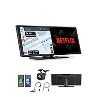 OTTOCAST ScreenFlow, Wireless CarPlay Android Auto Display 11,4 Pollici Schermo per