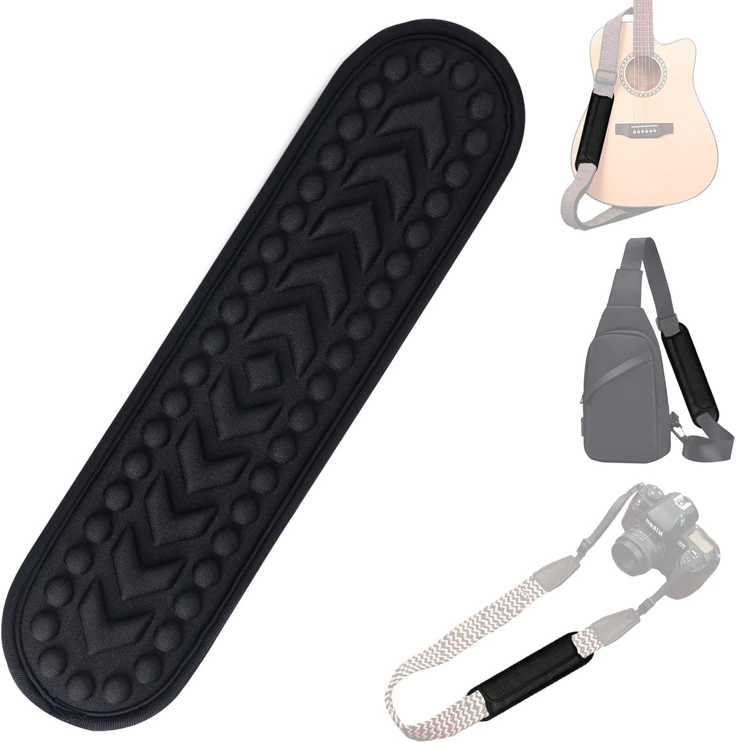 FIEIL Breathable Universal Shoulder Pad, 3D Cushion Air