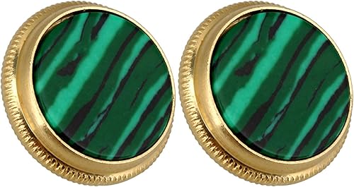 Miniatura 3 de BQLZR Botón de dedo de trompeta verde dorado Instrumentos musicales diámetro 0.630 in piezas de repuesto paquete de 3