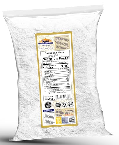 Miniatura 24 de Rani Sabudana (Tapioca / Sago) Perlas de 14 onzas (14.11 oz) ~ Naturales Veganas Sin colores Sin OMG Origen indio