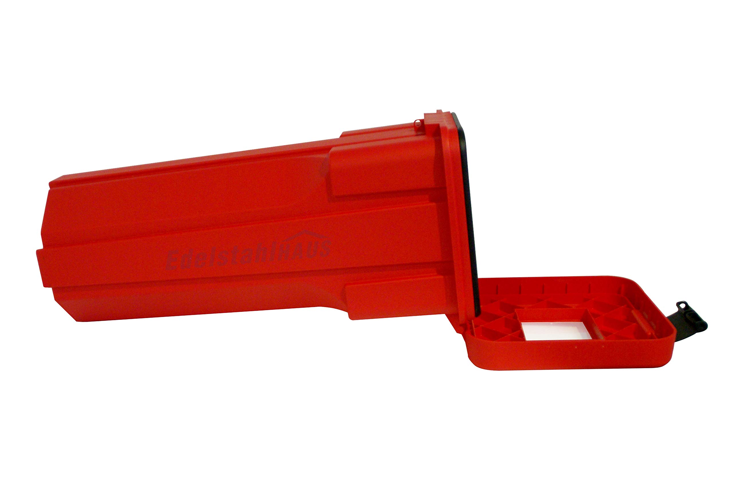 Caja para extintor de incendios, incluye Daken Sliden Daken S6+VH401 - Soporte vertical para extintor de incendios de 6 kg (160 mm de diámetro, carcasa de acero inoxidable)