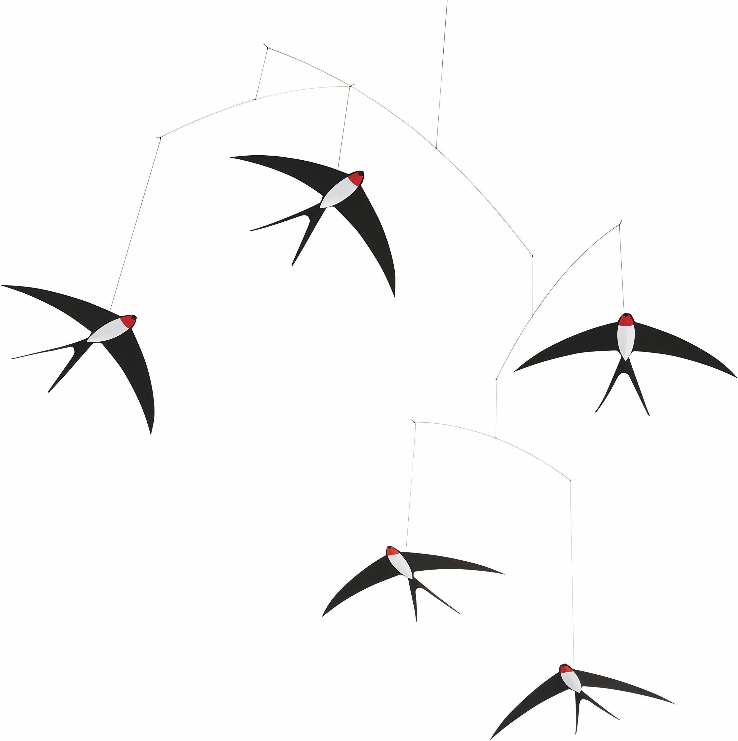 Flensted Five Flying Swallows mobile