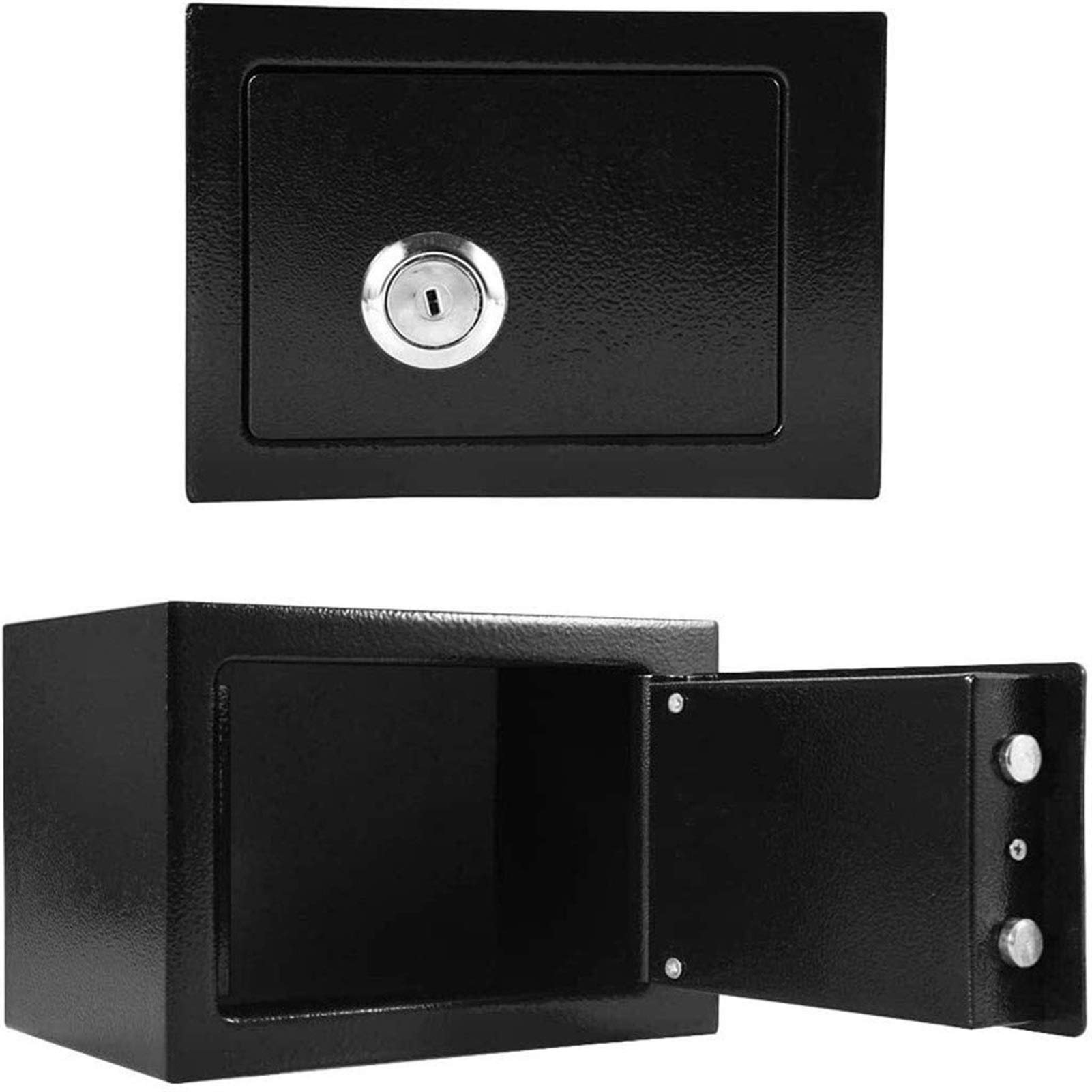 Caja de Seguridad con Llave para Almacenamiento de Dinero en Efectivo, Oficina en casa