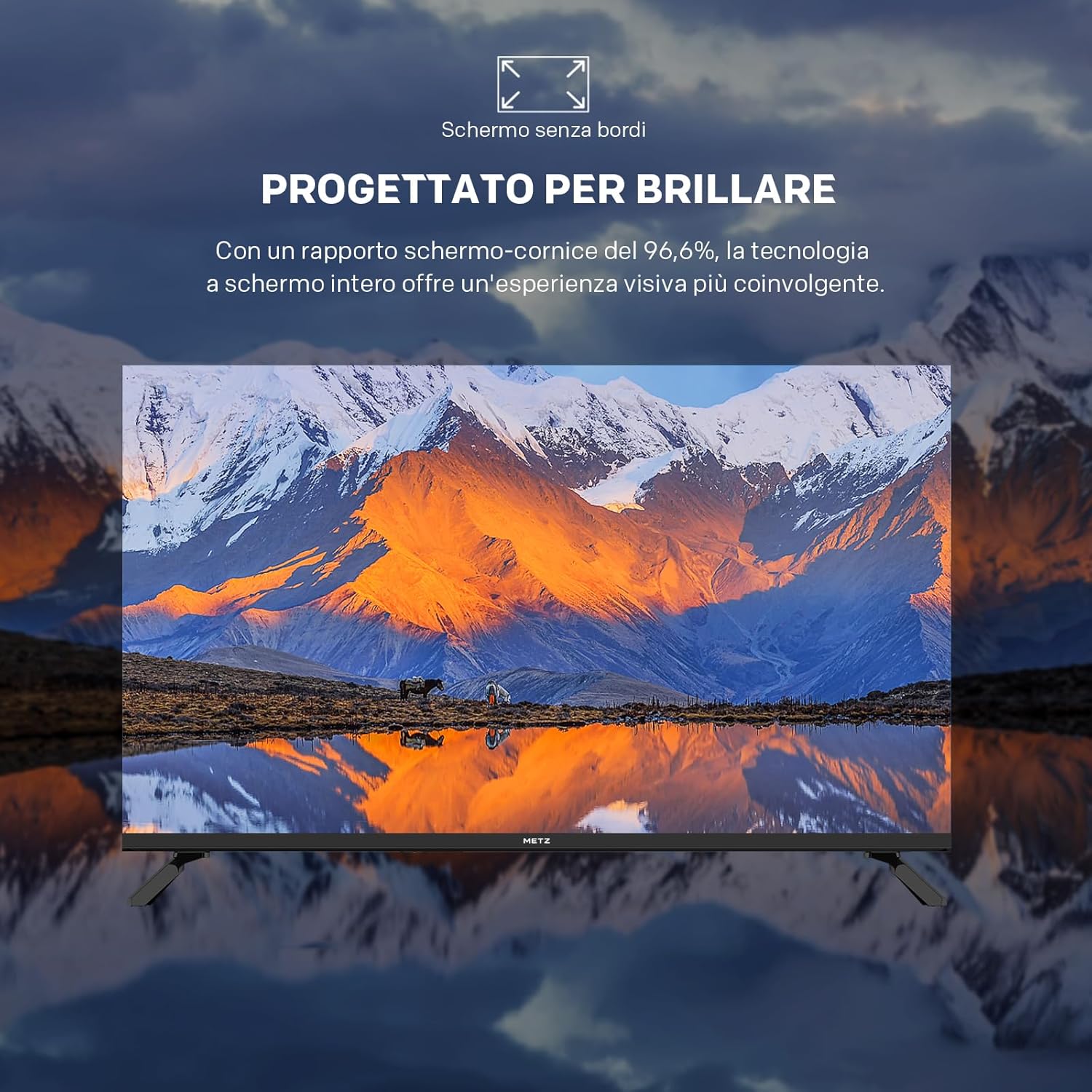 Metz MTE2000Z TV with enhanced color display