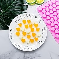 Vista 4 de Gummy Bear Candy Molds Silicone, Mini Gummy Molds with 2 Droppers, Non-Stick Silicone Candy Molds Including Heart, Dinosaur, Bear, and Donut, Set of