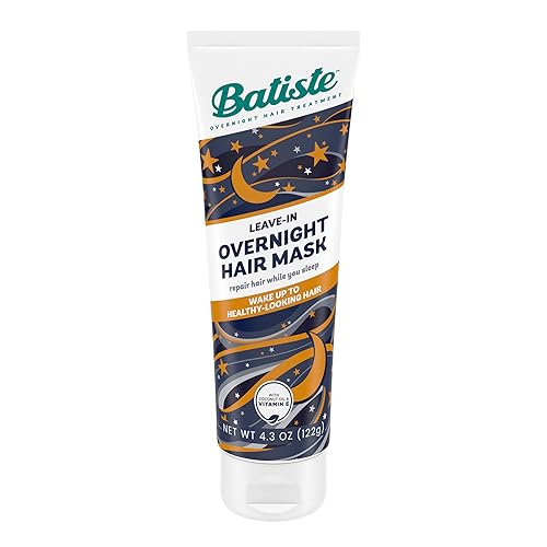 Batiste Mascarilla para el cabello sin enjuague, acondicionador para reparar el cabello, nutre el cabello seco durante la noche, infundido con