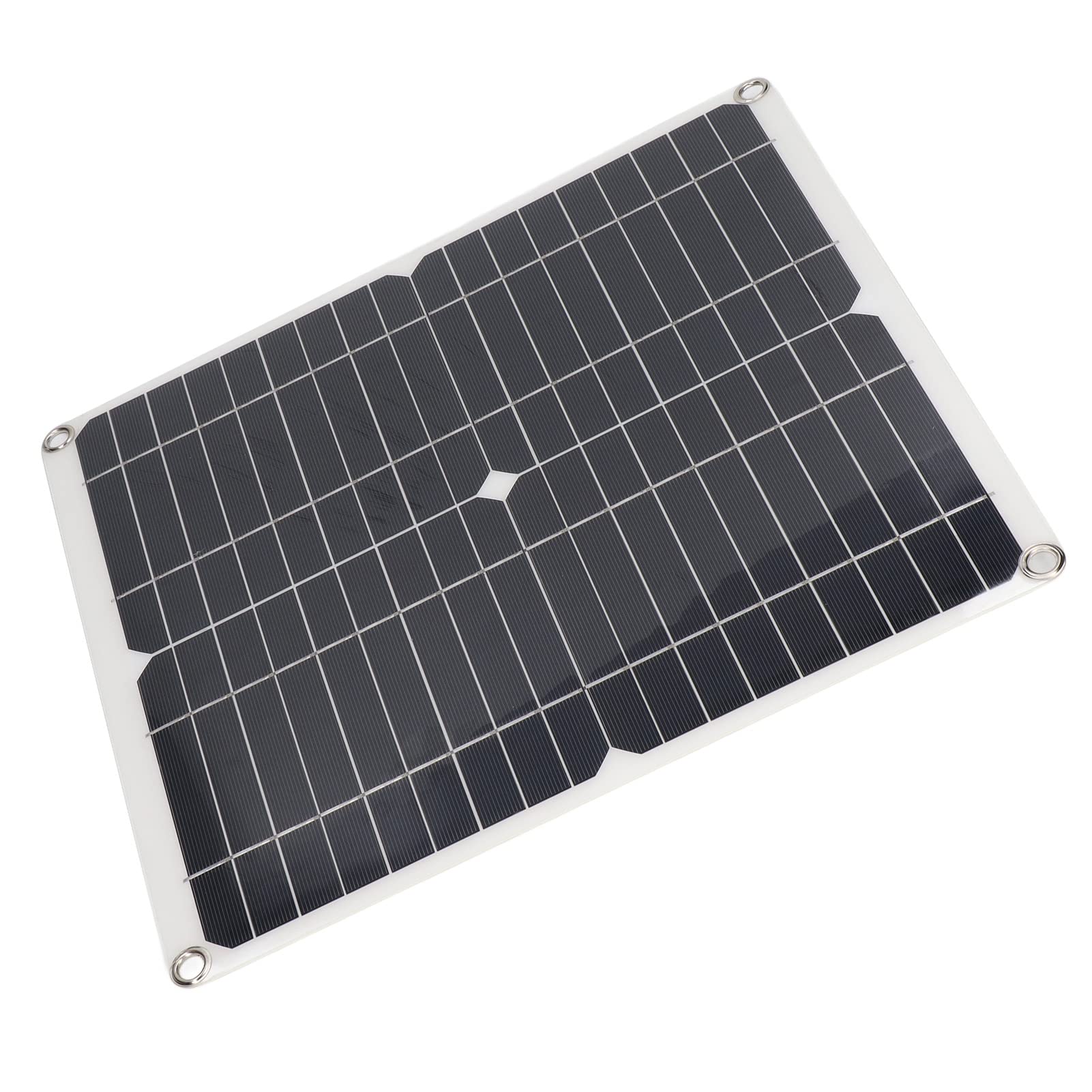 Fafeicy Kit Pannello Solare Flessibile Monocristallino 25W 15V, Pannello