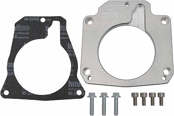 ICT Billet LS Drive By Cable Throttle Body Adapter / LS3 4 Bolt Intake to LS1 3 Bolt TB DBC LS2 LH6 L92 L76 LY2 LY5 LY6 LC9 LFA LH8 LMG L98 L9H L20 L94 LZ1 L99 L96 LC8 L77 551511XG