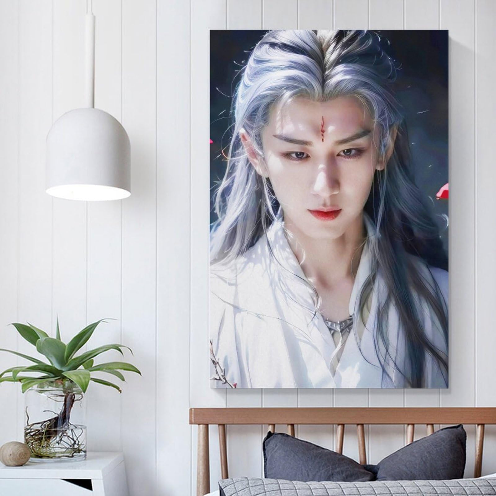 Amazon.co.jp: 華流ドラマ写真の成毅チョン・イー画像キャンバスアート