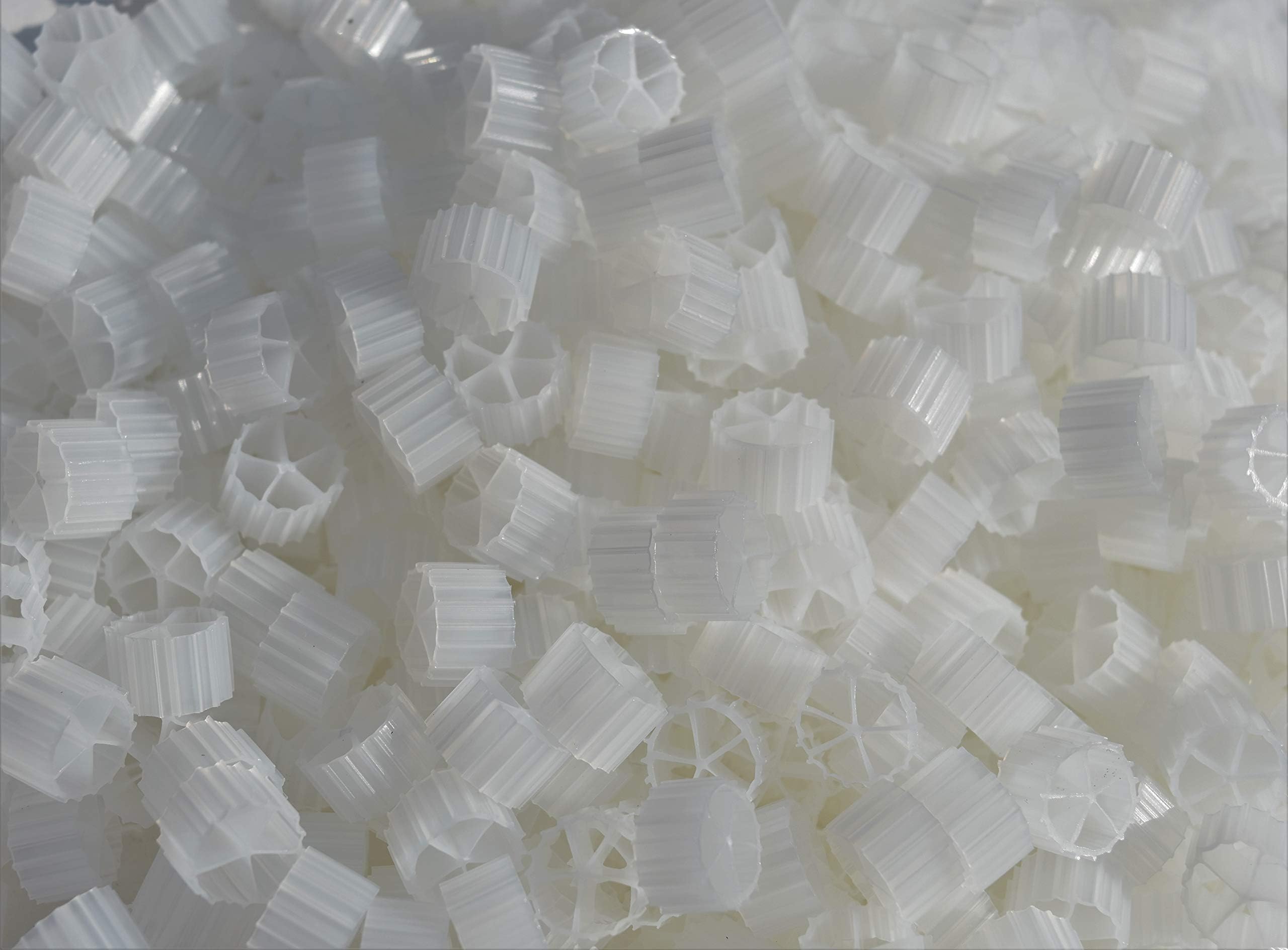 liters (2 Gallons) K2 Filter Media Moving Bed Biofilm Reactor (MBBR) for Aquaponics Aquaculture Hydroponics Ponds Aquariums by Wholesale Koi Farm (7.6 liters, 2 gallons)