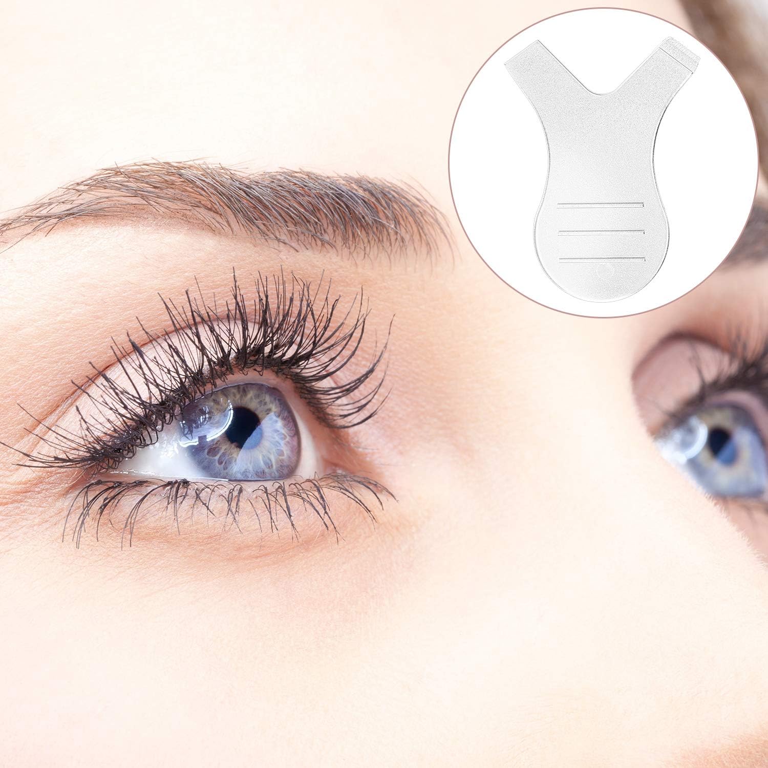 Leinuosen 20 Pack Y Lash Lift Tool Y Shape Eyelash Brush Silicone Grafting Lash Brush for Eyelash Extension Clean up