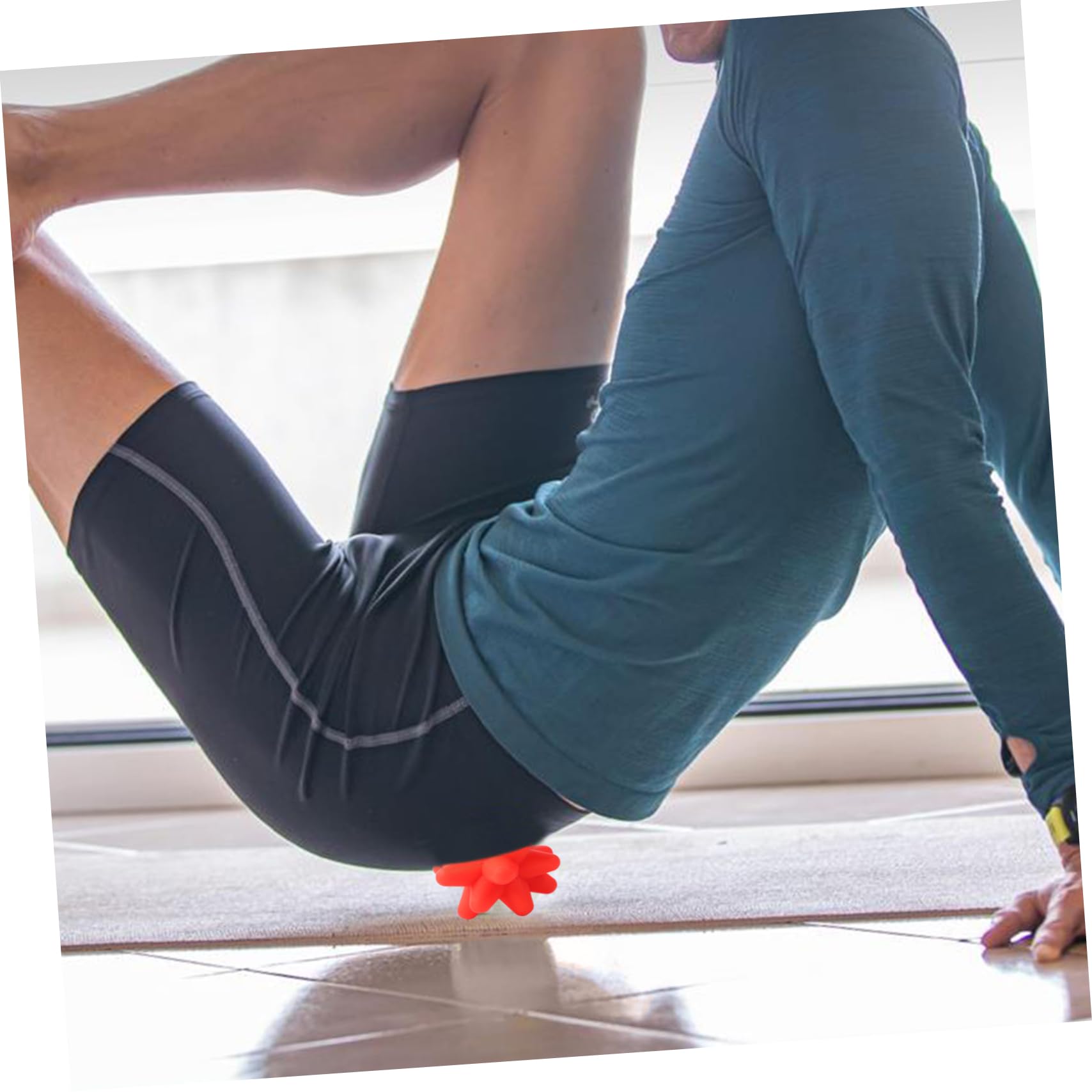 FRCOLOR 3 bolas de fitness de estrella, bola de puntos gatillo, masajeador de manos, masajeador de pies, entrenamiento infantil, bola de reacción, pelota de fitness muscular, bola de pilates, máquina
