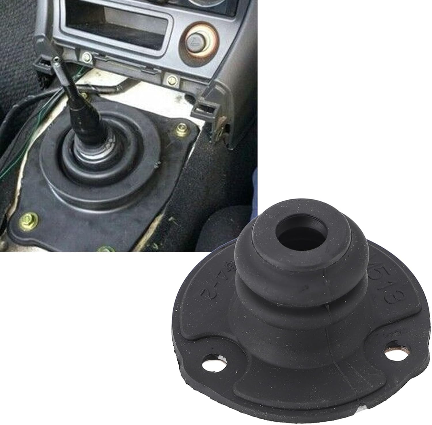 Transmission Shift Lever Shifter Lower Gear Lever Shift Boot Rubber M513 17 480A Shifter Dust Boot Replacement for MX 5 1989 to 2005
