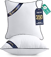 Vista 20 de Utopia Bedding - Relleno de almohadas decorativas (paquete de 2, color blanco), almohadas para sofá, cama y sofá de 12 x 12 pulgadas, relleno