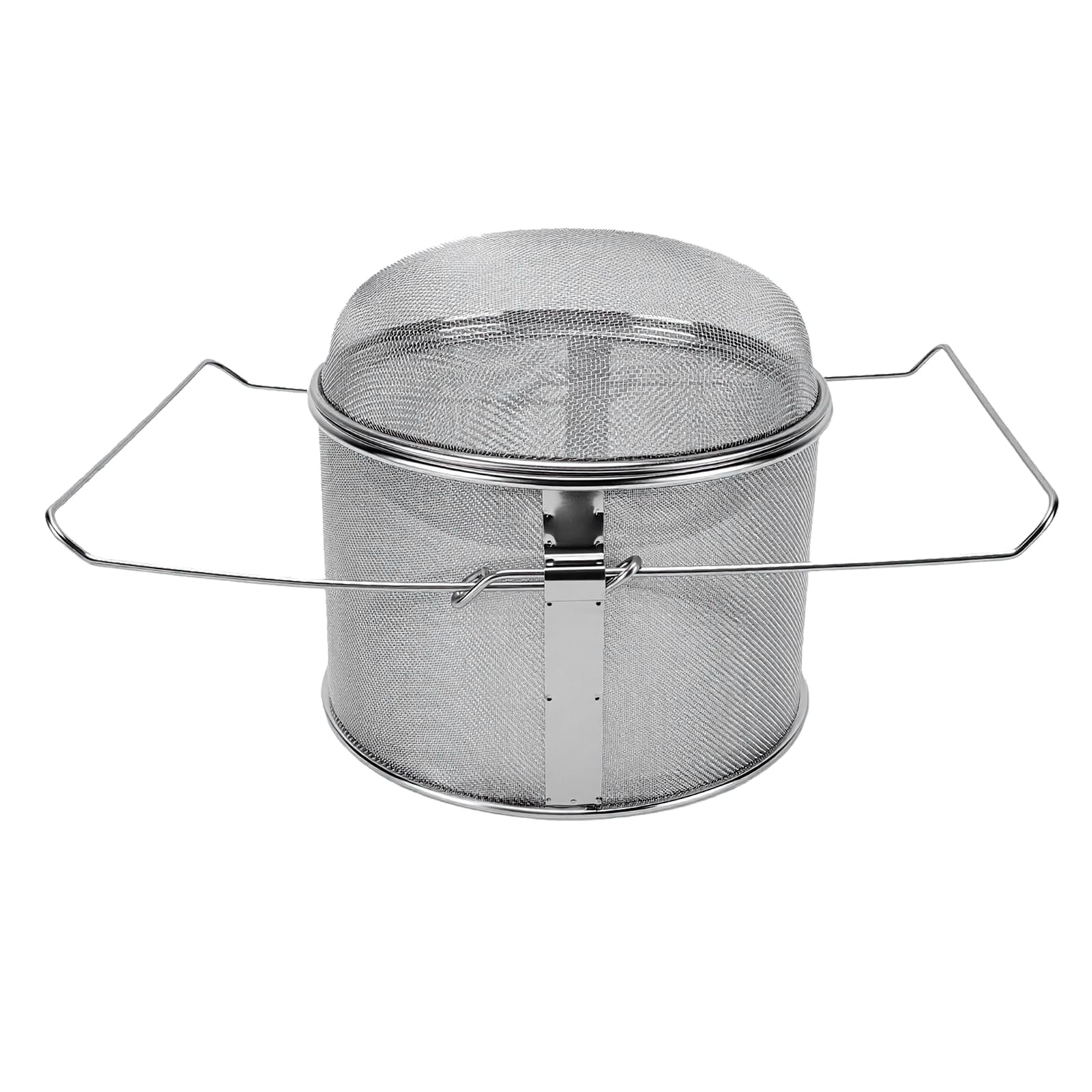 Fockety Filtro per mieles, filtro a doppio setaccio in acciaio inox, 32,88 oz, attrezzatura per l'estrazione del mieles per apicoltura, facile da pulire