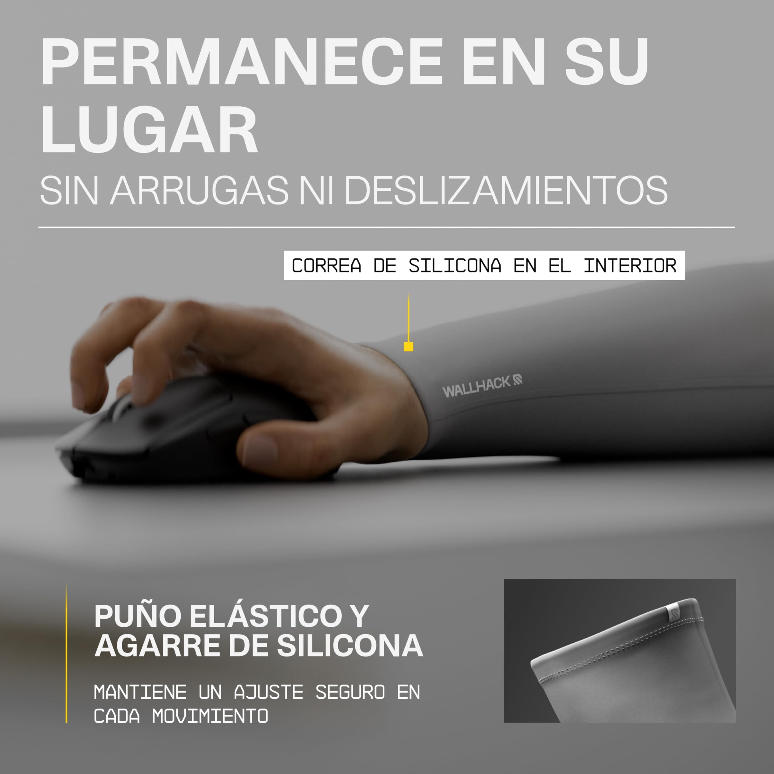 Wallhack Funda para Brazo para Juegos | Accesorios de Configuración Gamer | Manga de Compresión Protectora para Jugadores