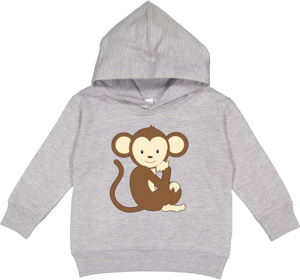 inktastic Monkey Thinking Toddler Hoodie