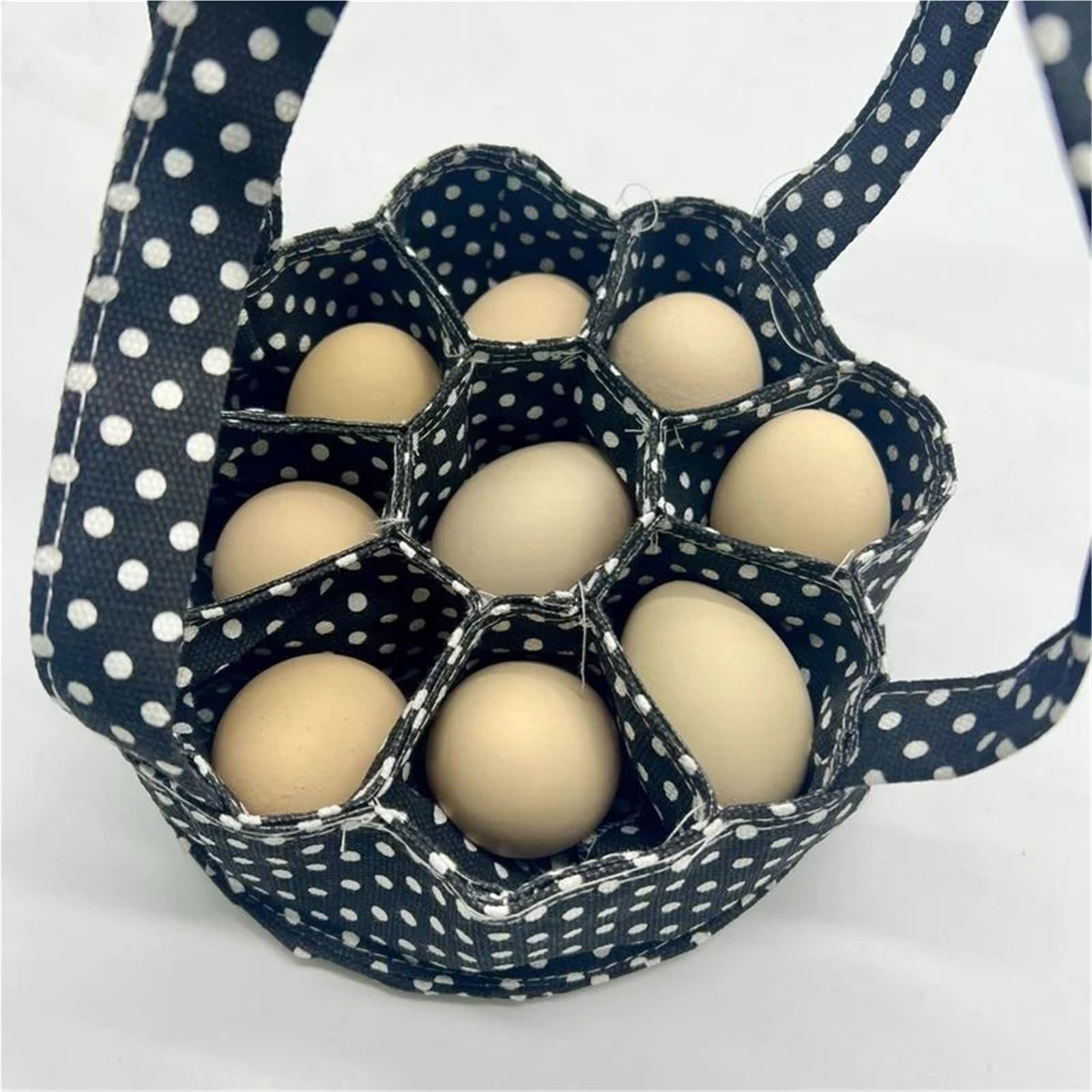 Cesta for recoger huevos - Bolsa de almacenamiento tipo vela(Red)