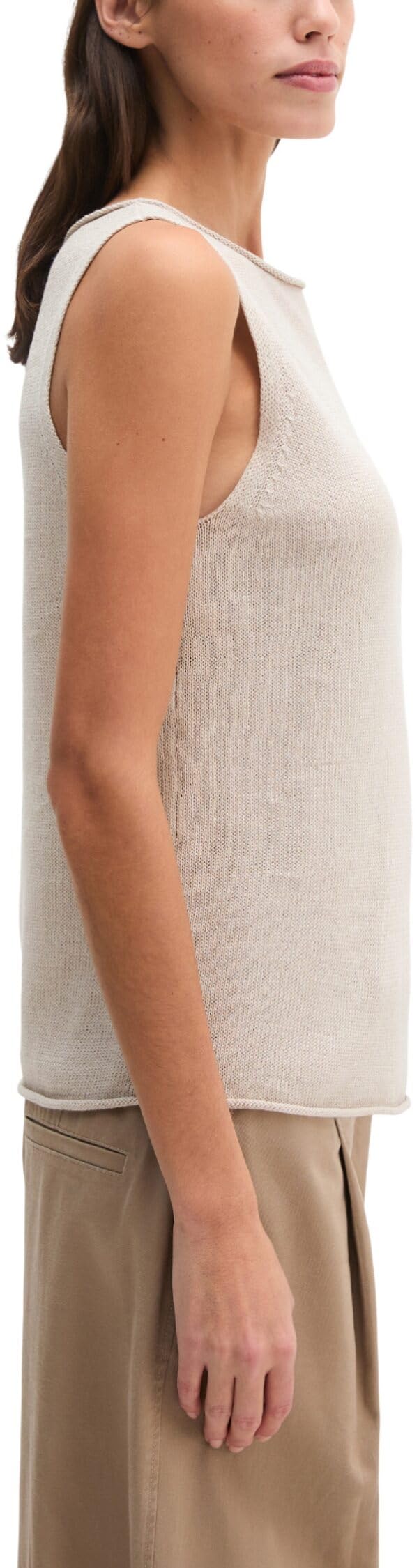 Marc OߴPolo Donna Top in Maglia con orli arrotolati Regular Fit