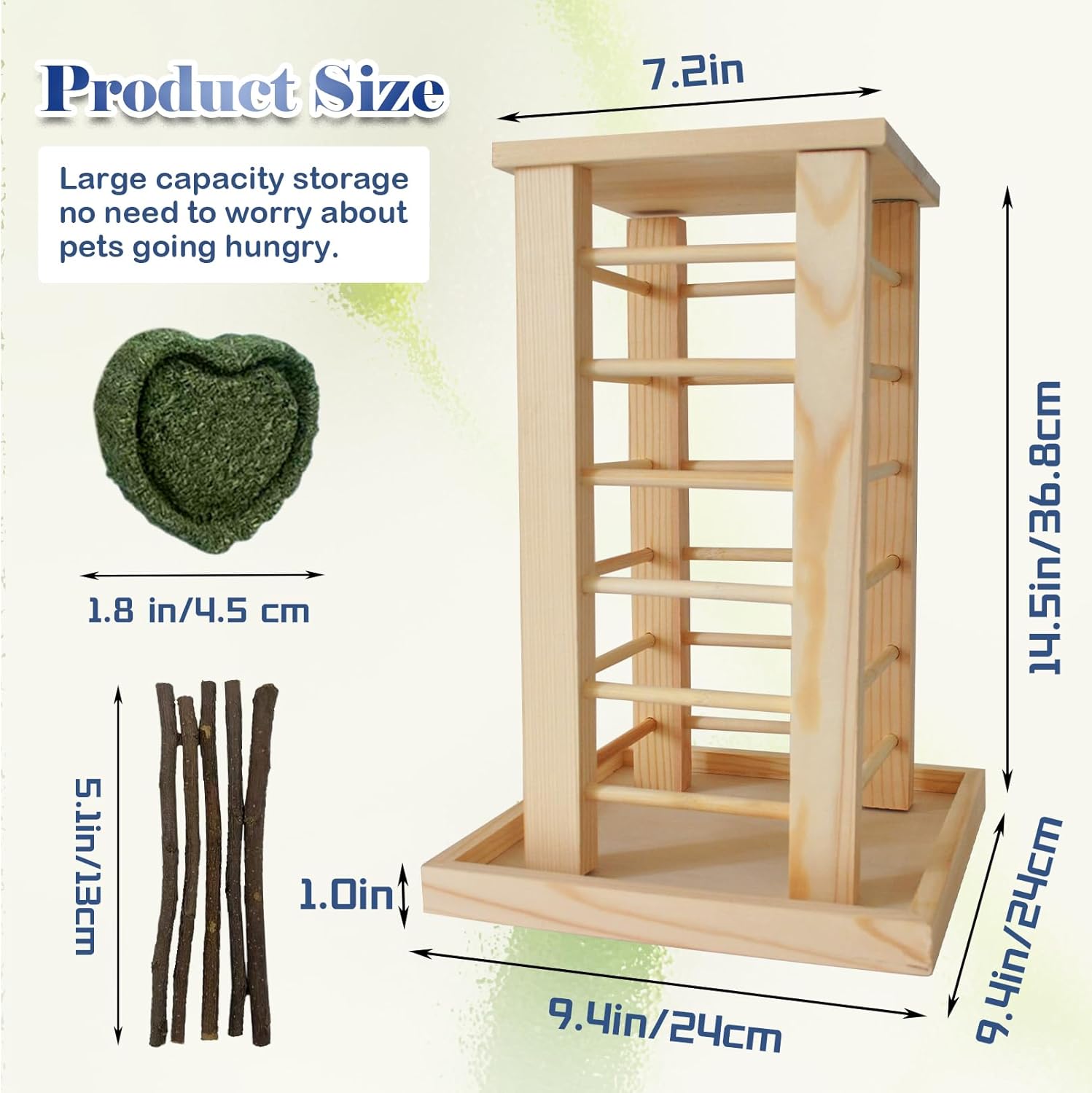kathson Wooden Rabbit Hay Rack,Bunny Hay Feeder Nepal | Ubuy