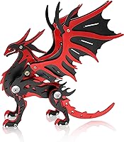 Vista 20 de Rompecabezas de metal 3D, rompecabezas de metal 3D de dinosaurio mecánico para adultos, serie Velociraptor, arte de decoración del hogar