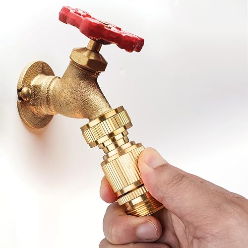 Miniatura 5 de 2 mangueras de jardín de conexión rápida, conexión rápida duradera, acoplador rápido de latón resistente de 3/4 GHT para lavadoras a presión,