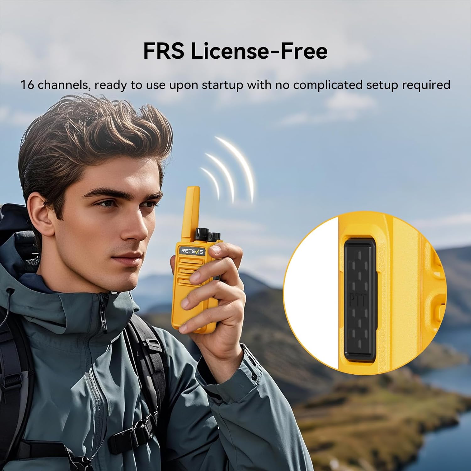 Retevis RT68 Walkie Talkies for Adults Rechargeable with 5 Port USB Charging Station(4Pcs, Black) Bundle with RT68 Portable FRS Two Way Radios Rechargeable, USB Charging Base and Adapter(4Pcs, Orange)