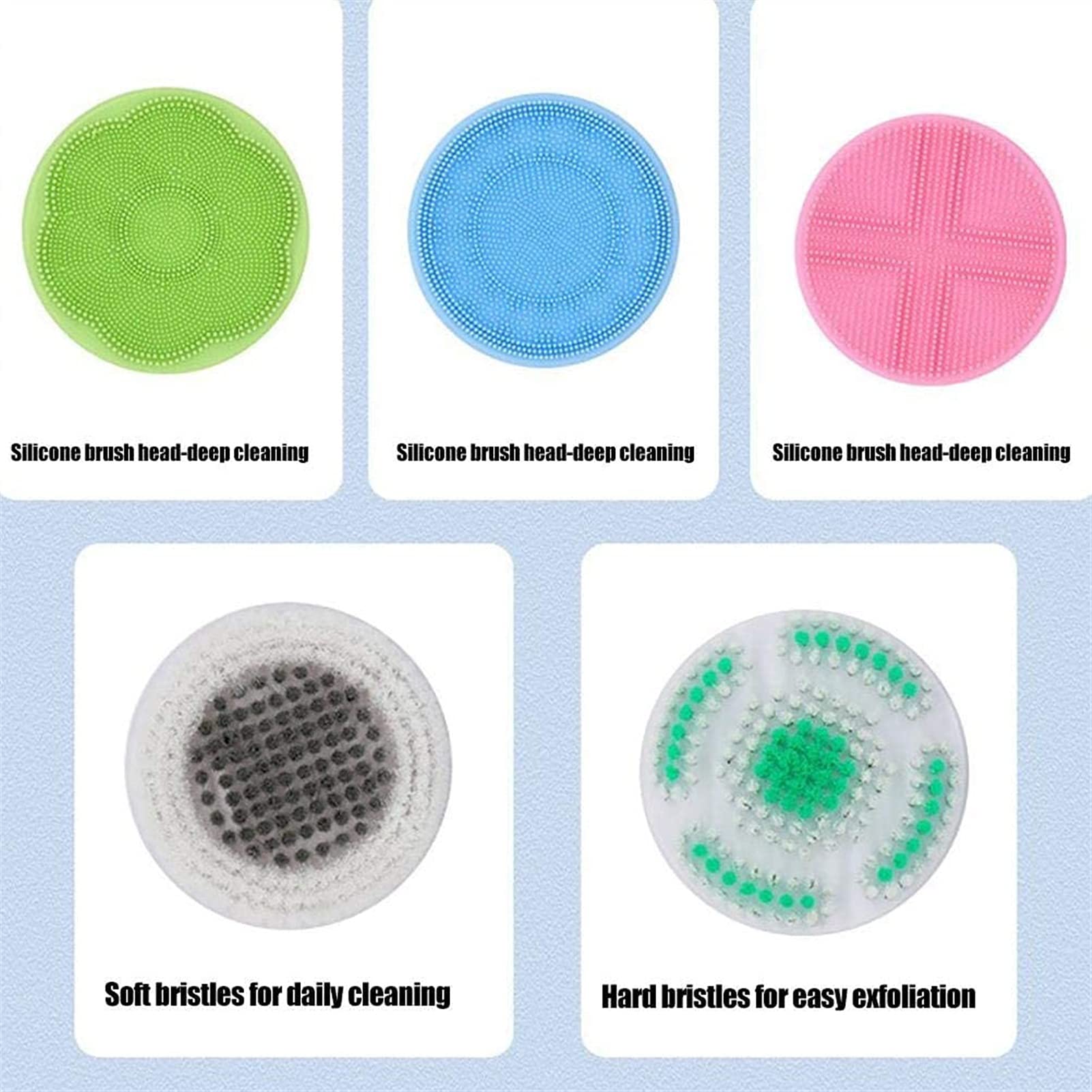 GeRRiT Cepillo eléctrico for el cuerpo: cepillo trasero recargable IPX7, depurador giratorio exfoliante de mango largo for ducha, baño, limpieza, lavado, limpieza profunda