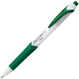 Pentel GlideWrite Ballpoint Pen with TechniFlo Ink, (1.0mm) Medium Line, Green, Box of 12 (BX910-D) – view 2