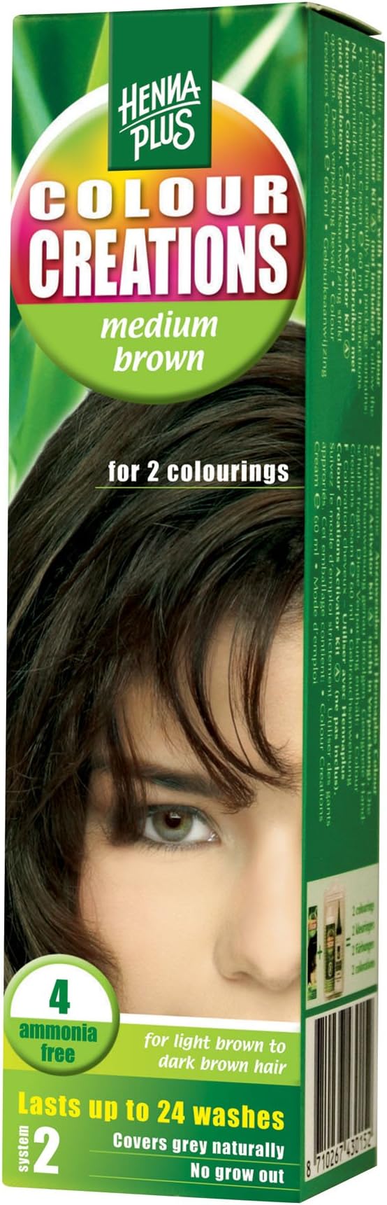 Henna Plus Colour Creations, Medium Brown