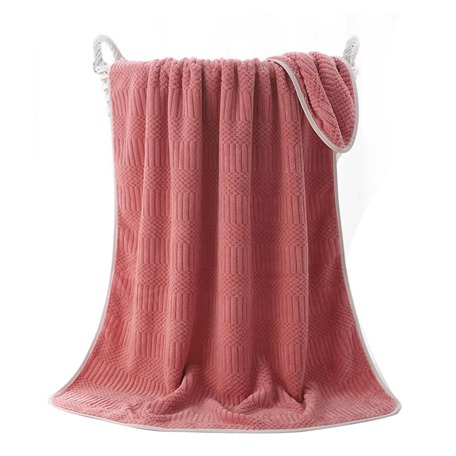 HDOYTXXM Thickened Corals Velvets Hand Towel, Quick Absorbent Bath for Family and Swimmers Quick Drying Bath