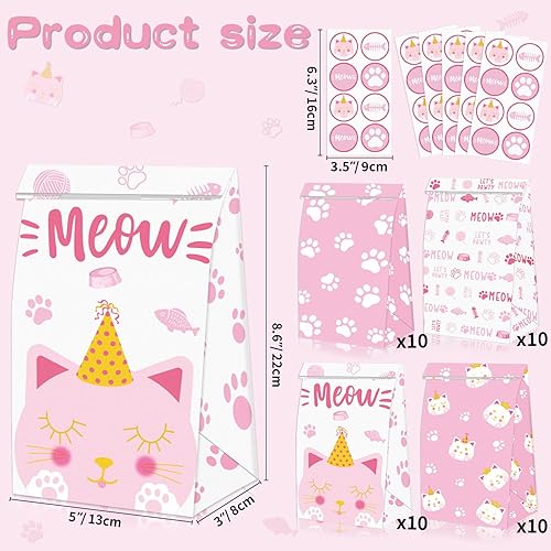 Miniatura 10 de 40 bolsas de regalo de sirena  Bolsas de recuerdo de fiesta de sirena con calcomanías de sirena, bolsas de regalo de papel de sirena, bolsas de