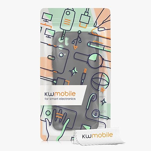 Miniatura 7 de kwmobile Funda compatible con Xiaomi Redmi Note 10 5G - Funda protectora de silicona TPU suave y delgada - Negro mate