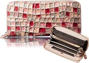 [VOICE] Align le murrine Weekly Bunshun "Hirano Remi-san's Comments" Featured Product Made in Italy Cowhide Leather Ladies' Long Wallet Elegant and Easy to Use Vertical Type Card Storage Mother's Day