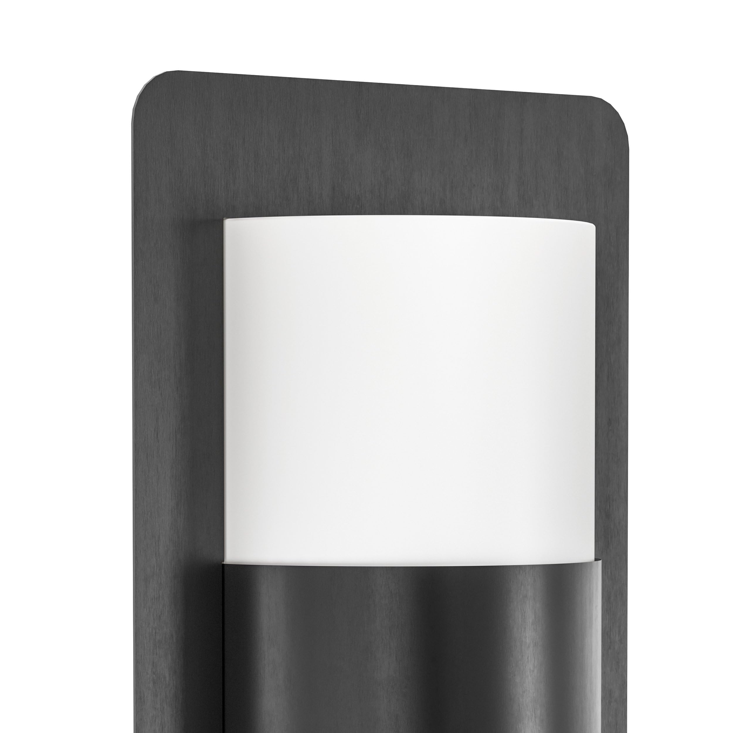 EGLO Applique murale extérieure Cistierna, lampe murale 2 flammes en acier | et plastique anthracite, douille E27, IP44