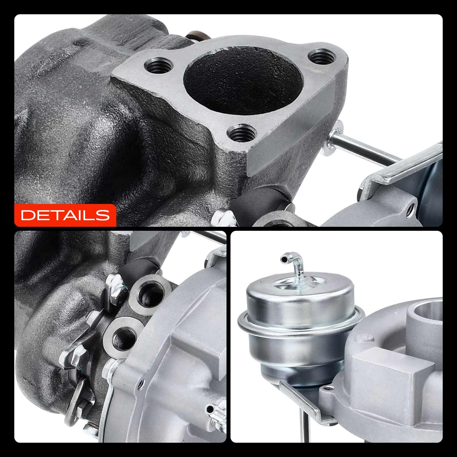 Frankberg Turbocompressore 058145703J | Compatibile con: A4 8EC, P.a.s.s.a.t Variant 3B5, Exeo 3R2, P.a.s.s.a.t Variant 3B6, A4 Cabriolet 8H7, P.a.s.s.a.t 3B3