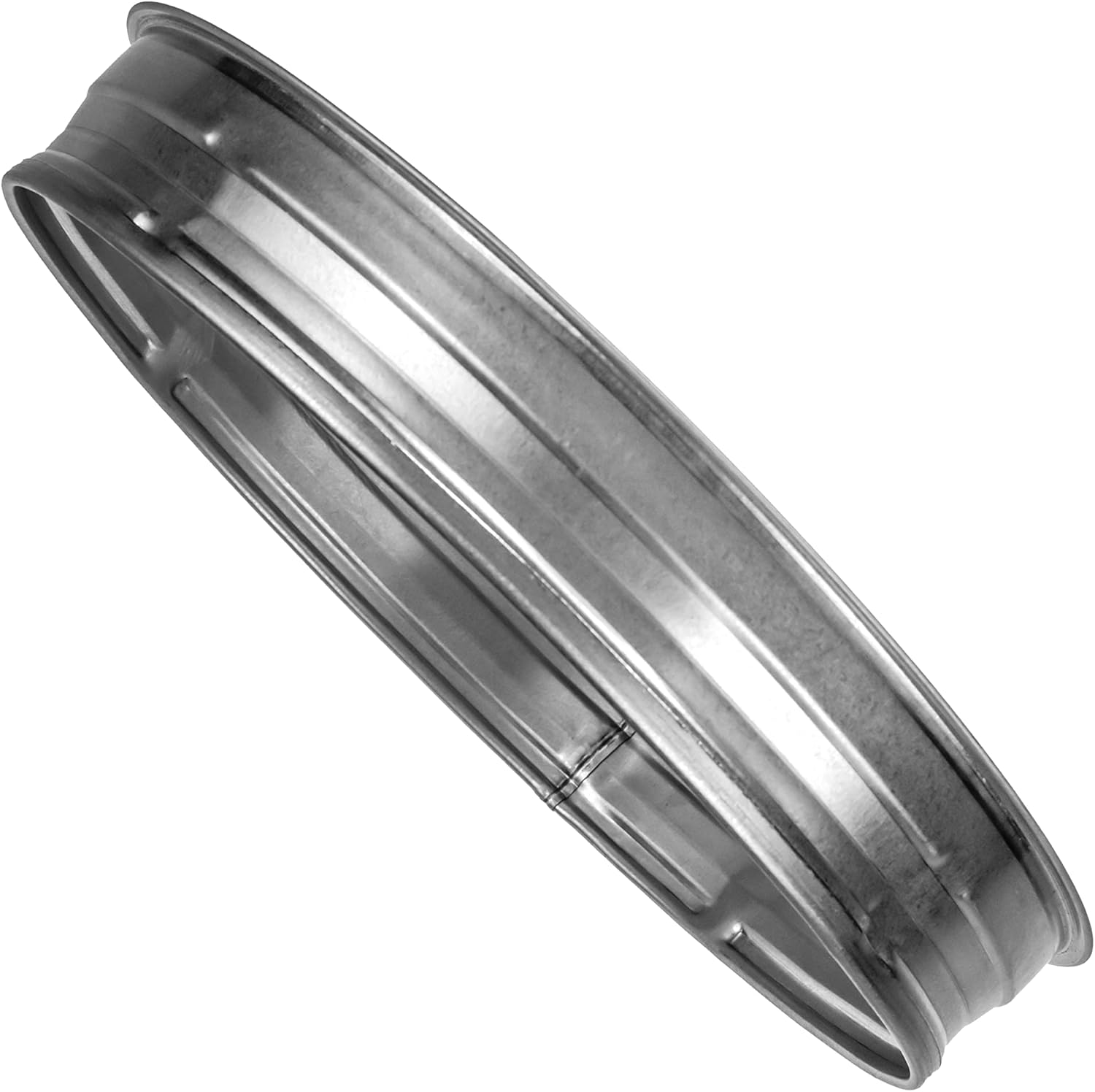 12” Inch Duct End Cap - Galvanized Steel Round Vent Cover for Outdoor and Indoor Use – Pipe Cover – Steel Plug for Dryer Ducts and Pipes – End Cap for HVAC Systems