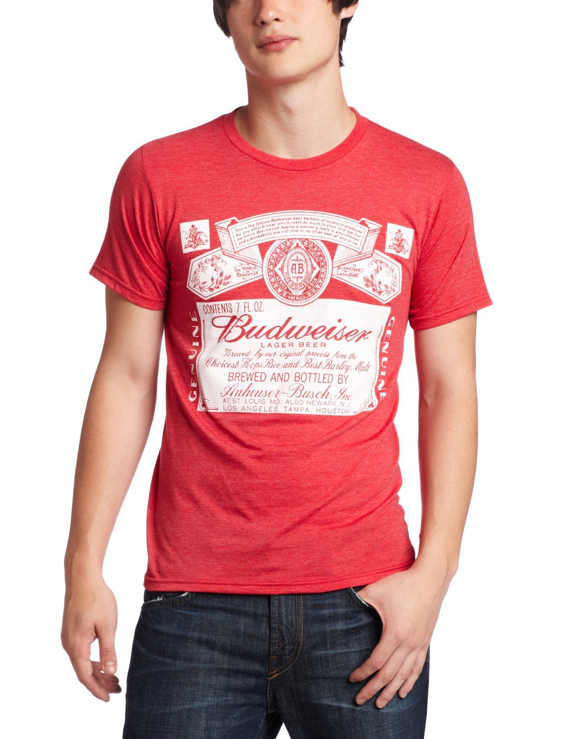 Mad Engine Mens Budweiser Old Timer T Shirt Desertcart Cyprus