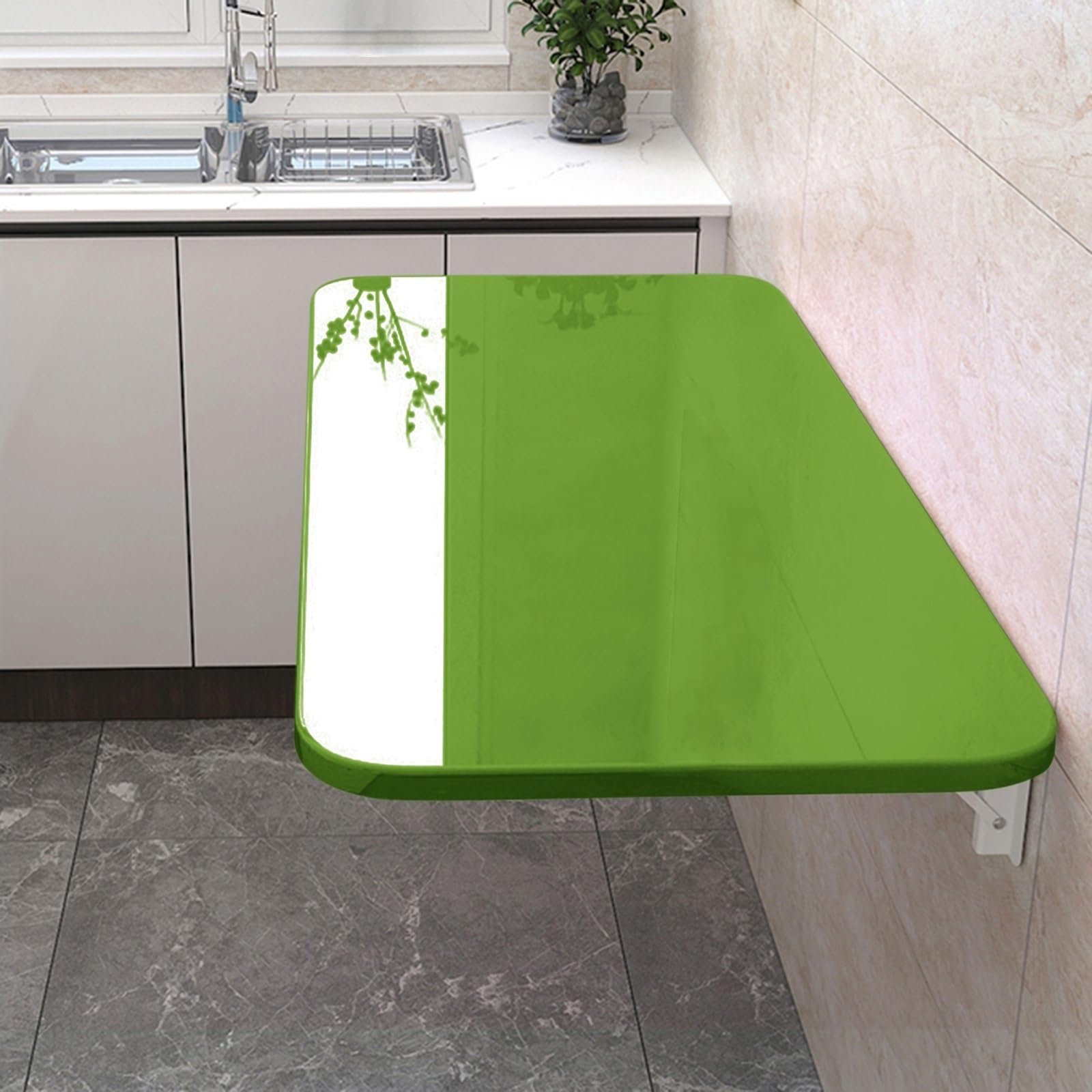 Table suspendue pliante pour réinventer votre intérieur et partager de doux moments à deux