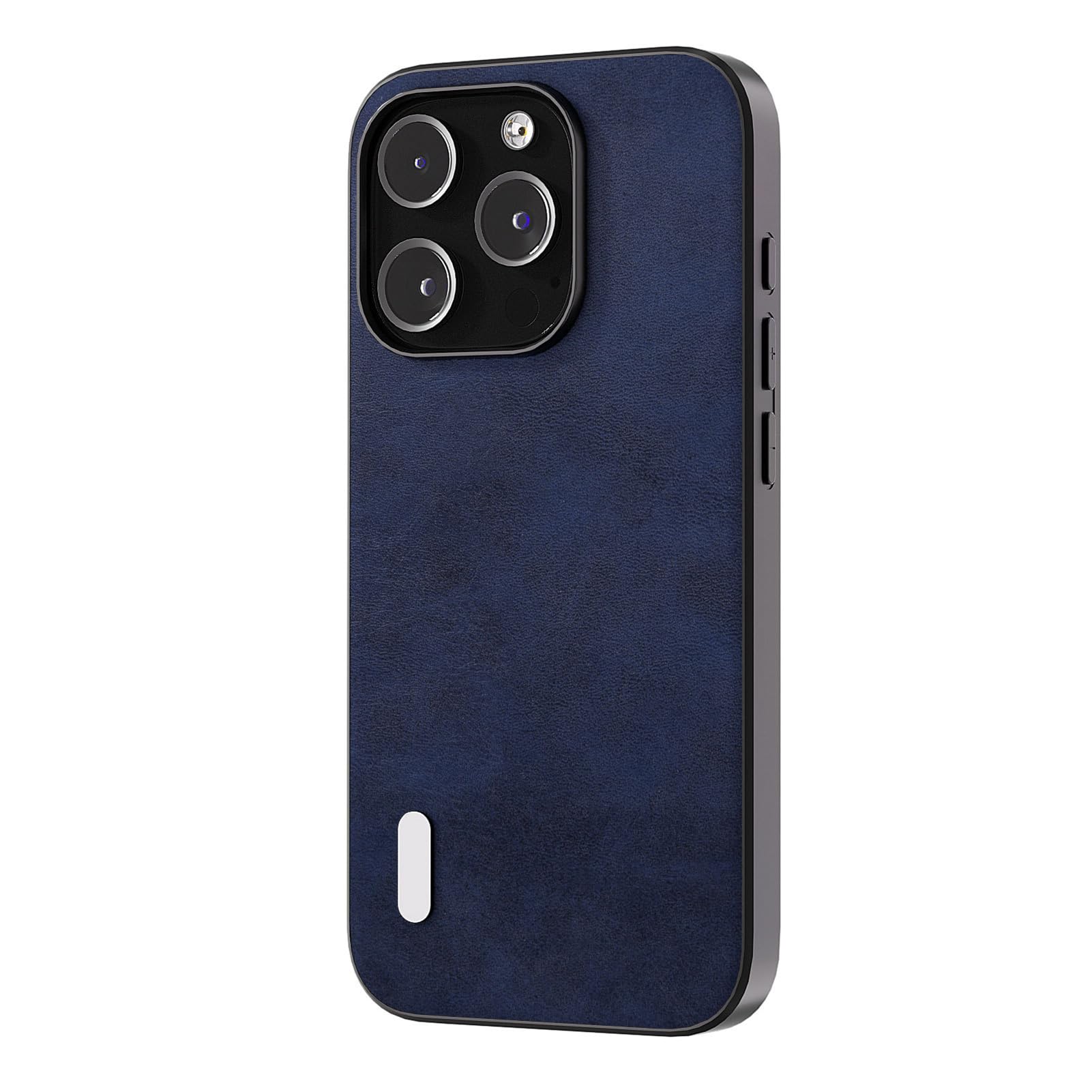 Funda iPhone 15 Pro Max azul HAZARA estuche de cuero ligero para el día a día