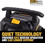 DEWALT 6 Gal Stealthsonic Shop Vacuum Wet and Dry, 5 Peak HP Poweful Suction Ultra-Quiet Vacuum Cleaner with Complete Accessory Kit and 6 Dust Bages, Shop Vac for Home, Jobsite, Workshop, Garage, Car | Ultra Quiet Motor with Powerful Suction, 6 Dust 
