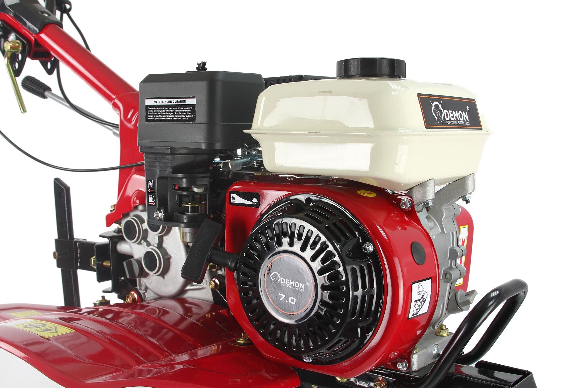 Motozappa Motocoltivatore a Benzina Area Lavoro 95cm zappatrice Motore a Scoppio 210cc 5,4 CV 4 Tempi