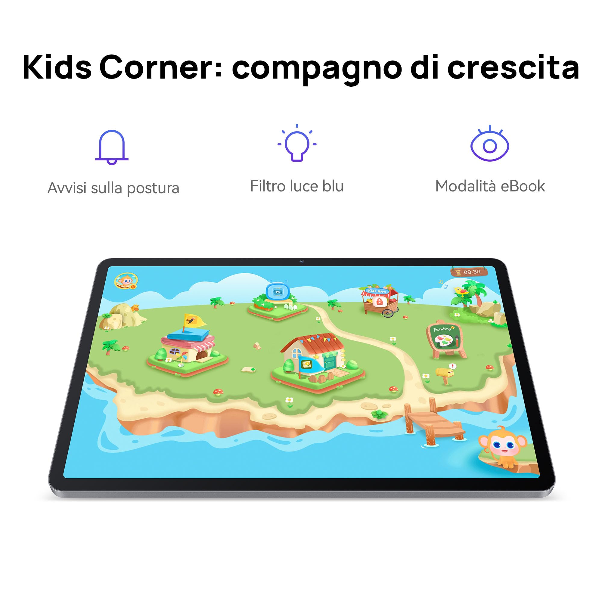 HUAWEI MatePad SE 11, 6GB+128GB Tablet, Con M-Pen lite, Set da due pezzi, Display FullView Eye Comfort 11", Super batteria da 7700 mAh, Kids Corner: compagno di crescita, Wi-Fi/Bluetooth