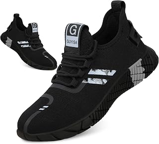 Steel Toe Shoes for Men Composite Shoes for Men Work for Women Safety Steel Toe Sneakers Boots Lightweight Comfortable for Roofing Indestructible Steel Toe Tennis Shoes