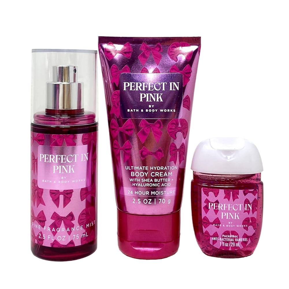 Amazon.com : Bath & Body Works Perfect In Pink Tied With A