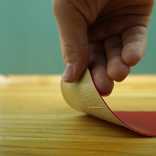 Miniatura 6 de Huellas negras de 9.5 pulgadas para organización magra 5S, las marcas del suelo tienen adhesivo industrial resistente con forro extraíble (3 pares