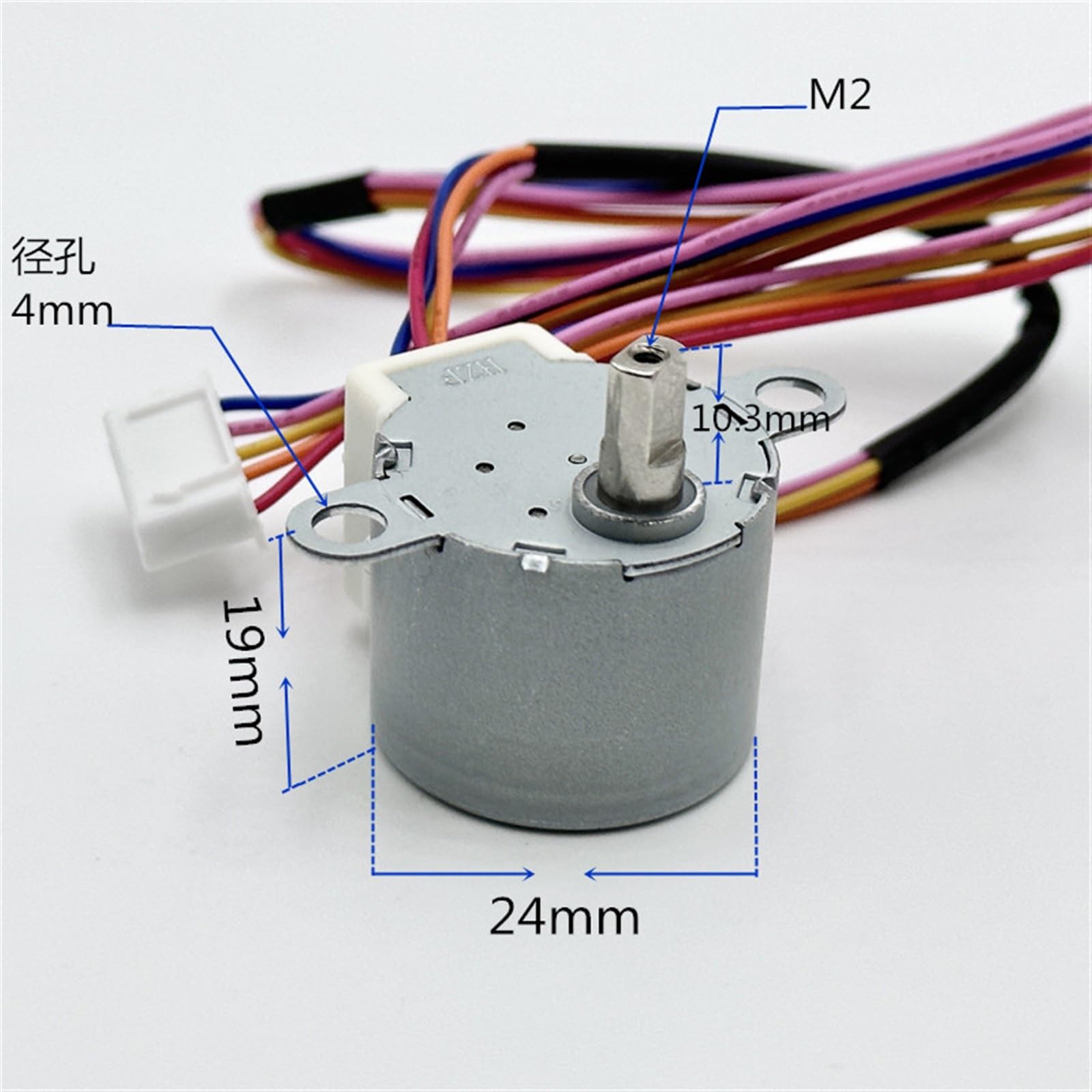 1 Uds 24BYJ48 4 fases 5 cables DC 5V engranaje reducción paso a paso relación de reducción del electronic starter 64:1 Stepper starter