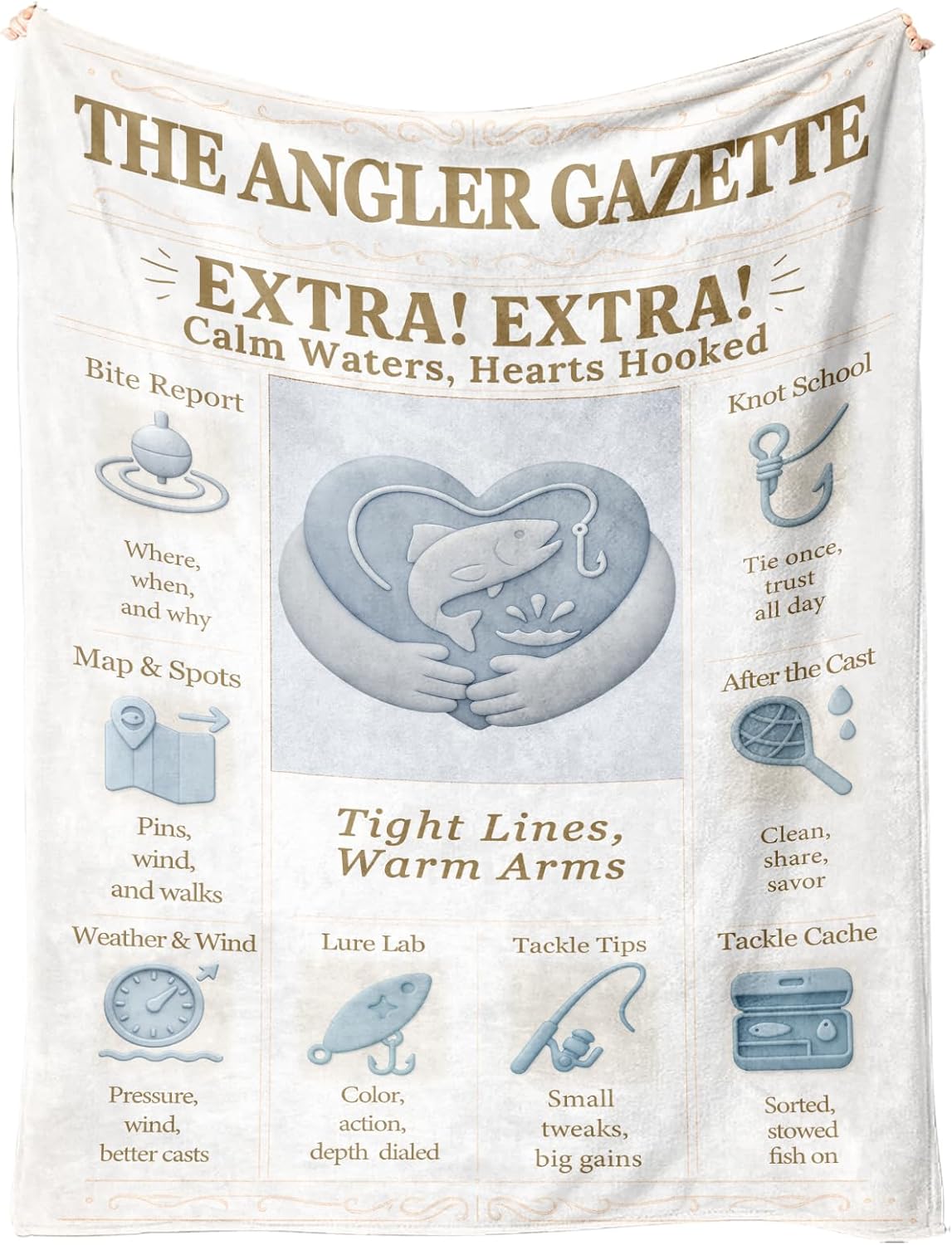Book Lover Reading Blanket 60x50, Vintage Newspaper Editorial Design, Cozy Polyester Flannel Throw for Couch, Bed & Sofa, Sepia Reader-Themed Home Decor, Gift for Women & Adults